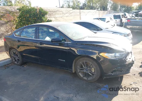 2018 Ford Fusion Hybrid Se из США, поврежденный, VIN 3FA6P0LUXJR128080